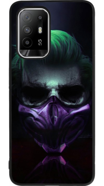OPPO F19 Pro+ Case Hülle - Silikon schwarz Halloween 20 21