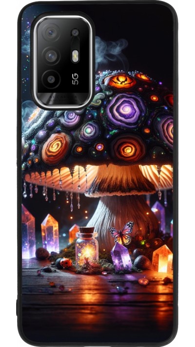 OPPO F19 Pro+ Case Hülle - Silikon schwarz Halloween Zaubertrank Magie