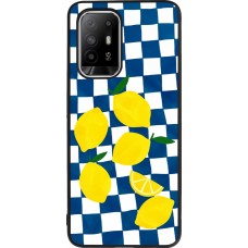 OPPO F19 Pro+ Case Hülle - Silikon schwarz Illustration lemons 2026