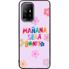 OPPO F19 Pro+ Case Hülle - Silikon schwarz Karol G Manana sera bonito