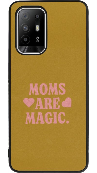 Coque OPPO F19 Pro+ - Silicone rigide noir Mom 2026 Are Magic