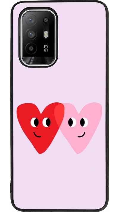 Coque OPPO F19 Pro+ - Silicone rigide noir Saint Valentines Day 26 Heart