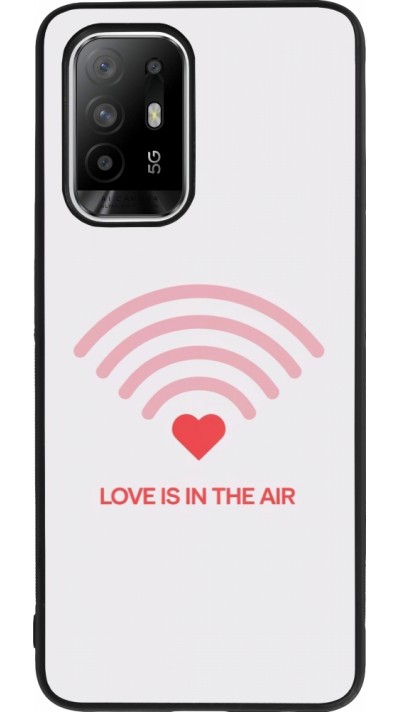 Coque OPPO F19 Pro+ - Silicone rigide noir Saint Valentines Day 26 Love is in the air