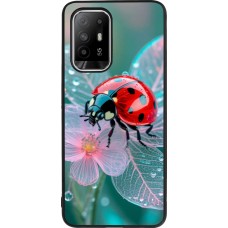 OPPO F19 Pro+ Case Hülle - Silikon schwarz Ladybird in bloom Spring 2026