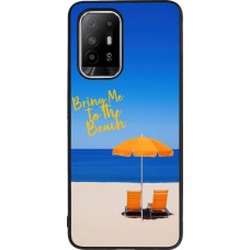 OPPO F19 Pro+ Case Hülle - Silikon schwarz Summer 2025 Bring me to the beach