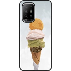 OPPO F19 Pro+ Case Hülle - Silikon schwarz Summer 2025 Cornet