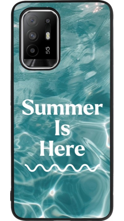 Coque OPPO F19 Pro+ - Silicone rigide noir Summer 2025 Summer is here