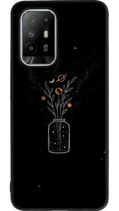 Coque OPPO F19 Pro+ - Silicone rigide noir Vase black