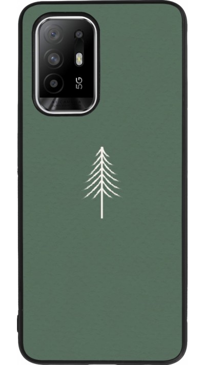 OPPO F19 Pro+ Case Hülle - Silikon schwarz Christmas 22 minimalist tree