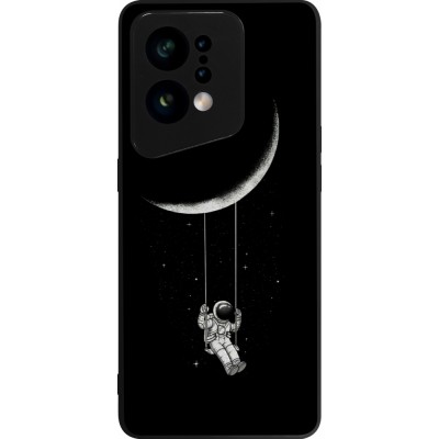 OPPO Find X5 Case Hülle - Silikon schwarz Astro balançoire