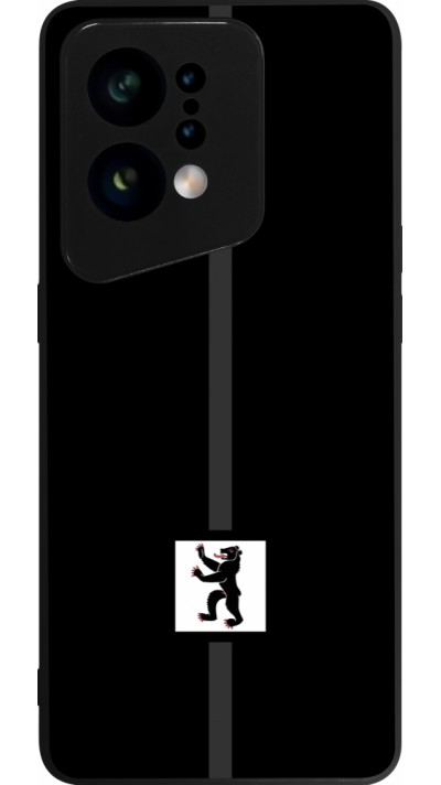Coque OPPO Find X5 - Silicone rigide noir Canton AI noir