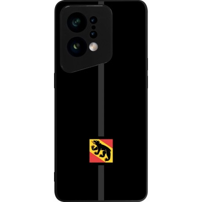 OPPO Find X5 Case Hülle - Silikon schwarz Kanton BE schwarz