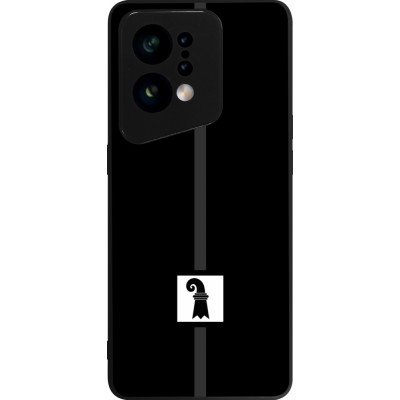 OPPO Find X5 Case Hülle - Silikon schwarz Kanton BS schwarz