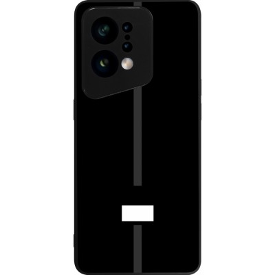 OPPO Find X5 Case Hülle - Silikon schwarz Kanton FR schwarz