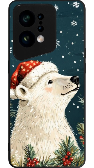 OPPO Find X5 Case Hülle - Silikon schwarz Christmas 25 Bear
