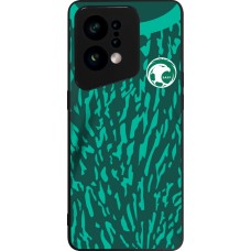 OPPO Find X5 Case Hülle - Silikon schwarz Saudi-Arabien 2022 personalisierbares Fussballtrikot