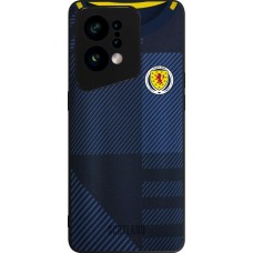 OPPO Find X5 Case Hülle - Silikon schwarz Schottland personalisierbares Fussballtrikot