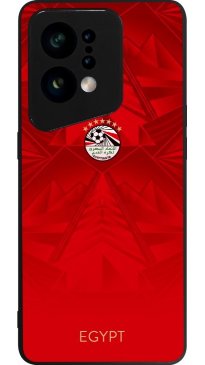 Coque OPPO Find X5 - Silicone rigide noir Maillot de football E?gypte 2026 personnalisable
