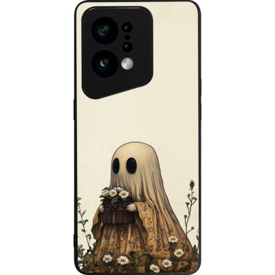 OPPO Find X5 Case Hülle - Silikon schwarz Halloween 2025 Ghost gardener