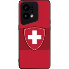 OPPO Find X5 Case Hülle - Silikon schwarz Hockey World Championship Ecusson Suisse