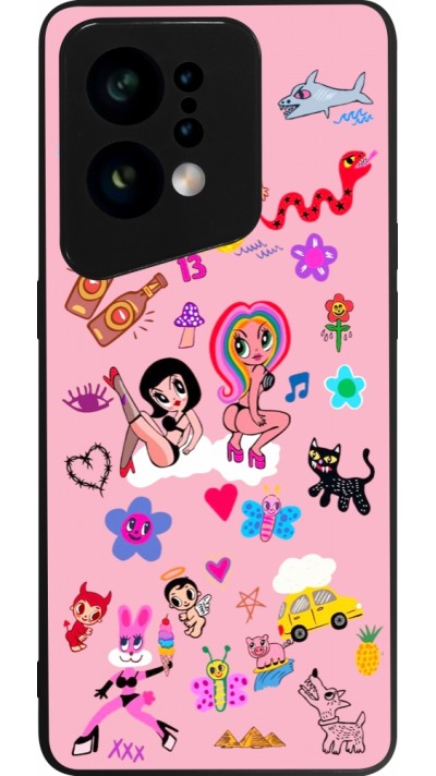 OPPO Find X5 Case Hülle - Silikon schwarz Karol G La Bichota Manana Sera Bonito