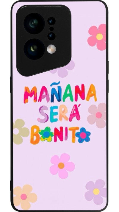 Coque OPPO Find X5 - Silicone rigide noir Karol G Manana sera bonito