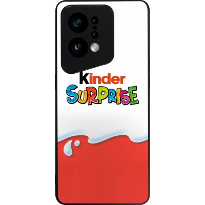OPPO Find X5 Case Hülle - Silikon schwarz Kinder Surprise