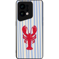 OPPO Find X5 Case Hülle - Silikon schwarz Red lobster 2026