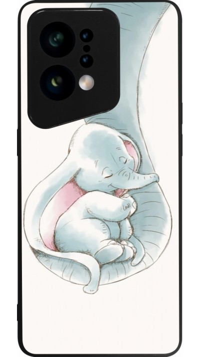 OPPO Find X5 Case Hülle - Silikon schwarz Mom 1903