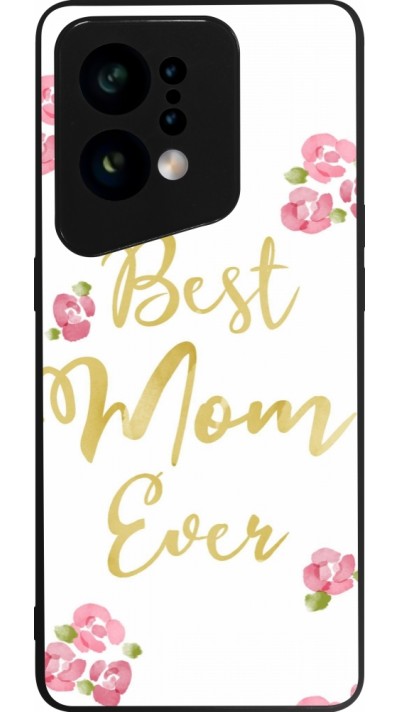OPPO Find X5 Case Hülle - Silikon schwarz Mom 2024 best Mom ever