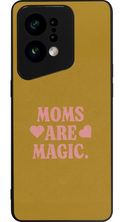 Coque OPPO Find X5 - Silicone rigide noir Mom 2026 Are Magic