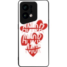 OPPO Find X5 Case Hülle - Silikon schwarz Saint Valentines Day 26 Amor
