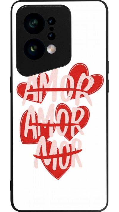 OPPO Find X5 Case Hülle - Silikon schwarz Saint Valentines Day 26 Amor