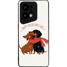 OPPO Find X5 Case Hülle - Silikon schwarz Saint Valentines Day 26 Happy Valentine
