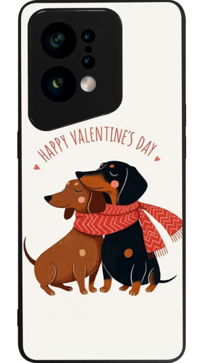OPPO Find X5 Case Hülle - Silikon schwarz Saint Valentines Day 26 Happy Valentine