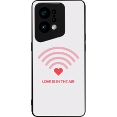 OPPO Find X5 Case Hülle - Silikon schwarz Saint Valentines Day 26 Love is in the air