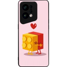 OPPO Find X5 Case Hülle - Silikon schwarz Saint Valentines Day 26 Puzzle