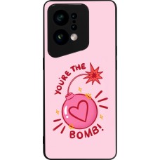 OPPO Find X5 Case Hülle - Silikon schwarz Saint Valentines Day 26 You are the bomb