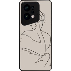 OPPO Find X5 Case Hülle - Silikon schwarz Salnikova 05