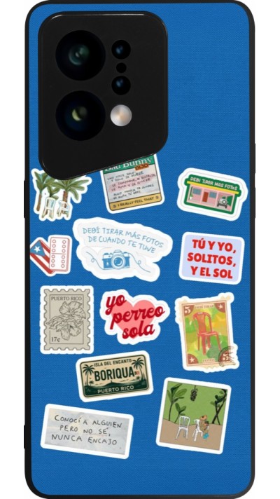 Coque OPPO Find X5 - Silicone rigide noir Seals of the Dominican Republic DTMF