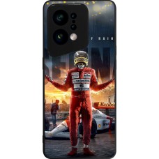 OPPO Find X5 Case Hülle - Silikon schwarz Senna The King of Rain