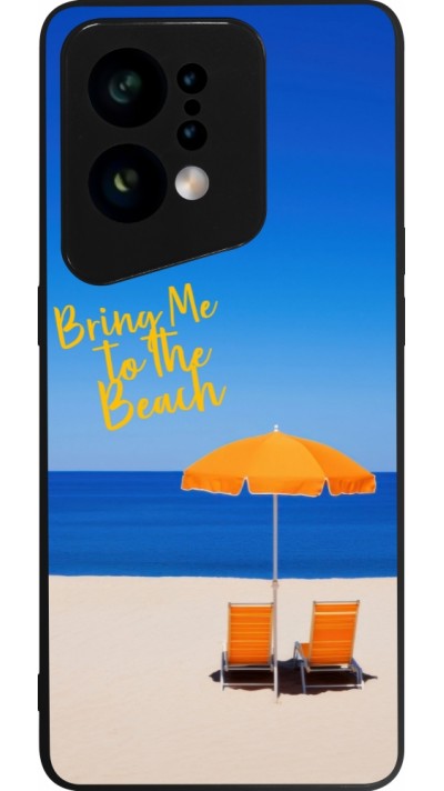 OPPO Find X5 Case Hülle - Silikon schwarz Summer 2025 Bring me to the beach