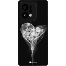 OPPO Find X5 Case Hülle - Silikon schwarz Valentine 2022 Black Smoke