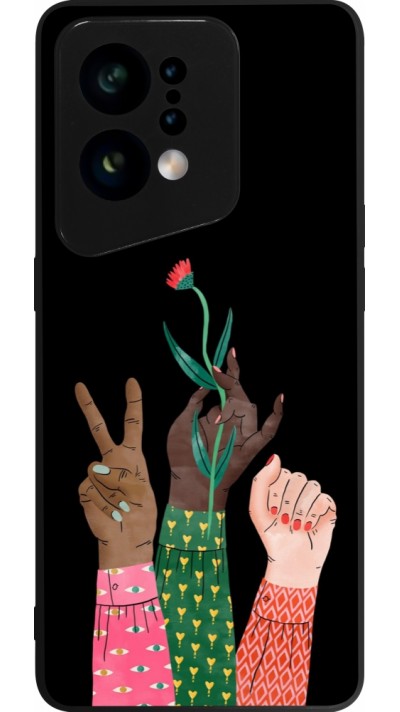 Coque OPPO Find X5 - Silicone rigide noir Womens day 2026 2