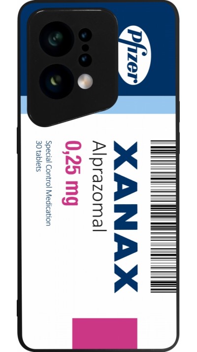 OPPO Find X5 Case Hülle - Silikon schwarz Xanax Alprazolam 2025
