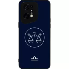 OPPO Find X5 Pro Case Hülle - Silikon schwarz Astrologie Waage