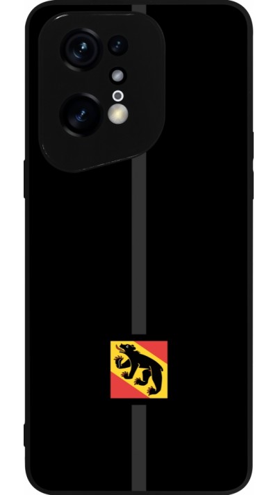 OPPO Find X5 Pro Case Hülle - Silikon schwarz Kanton BE schwarz