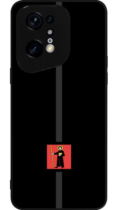 OPPO Find X5 Pro Case Hülle - Silikon schwarz Kanton GL schwarz