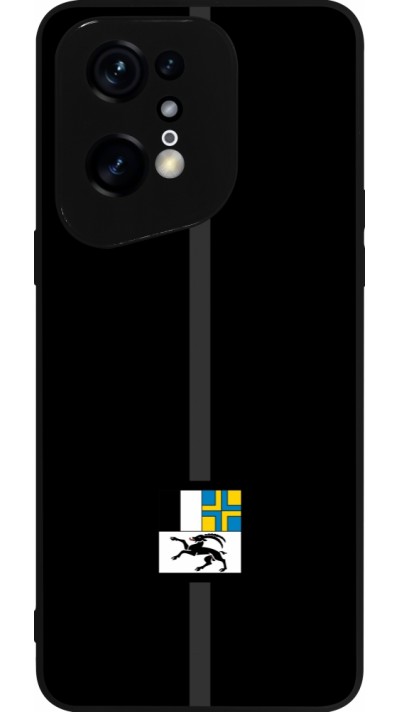 OPPO Find X5 Pro Case Hülle - Silikon schwarz Kanton GR schwarz