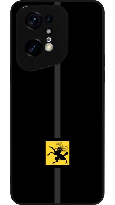 OPPO Find X5 Pro Case Hülle - Silikon schwarz Kanton SH schwarz